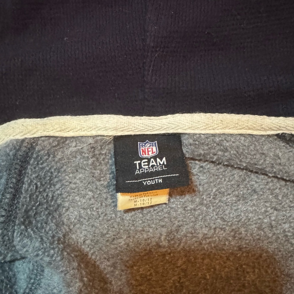 NFL Team Apparel Texans Hoodie Gray Youth Medium (10-12) - Picture 11 of 13